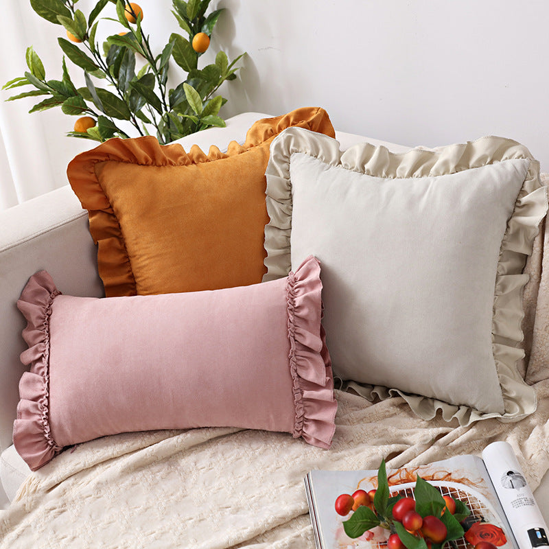 Kleiner Kissenbezug Wildleder – Bild 1 | LuxeStyle