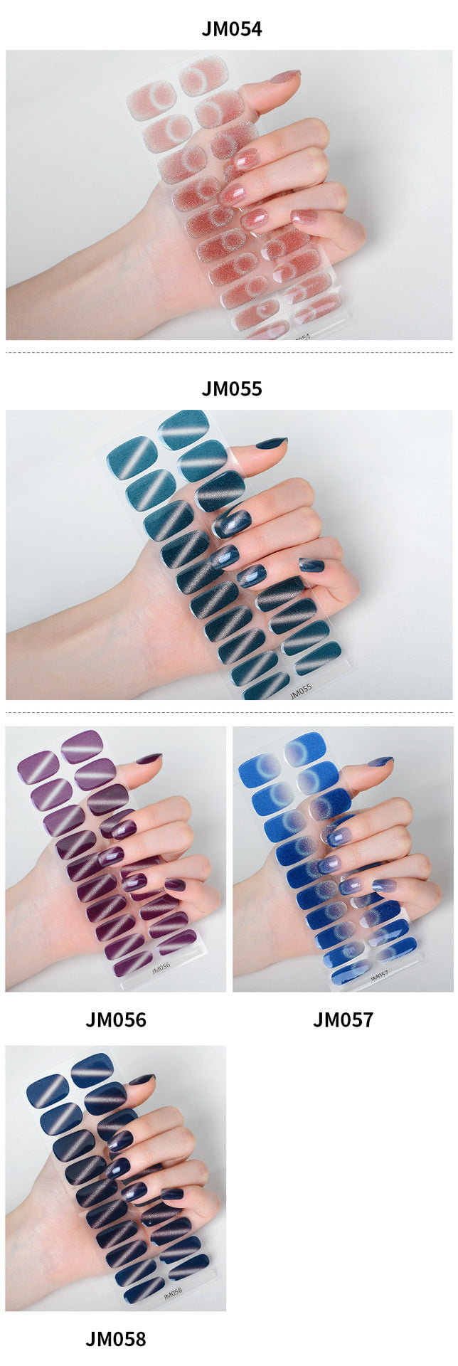 Wasserfeste Semi‑baked Gel‑Nagelsticker – Bild 13 | LuxeStyle