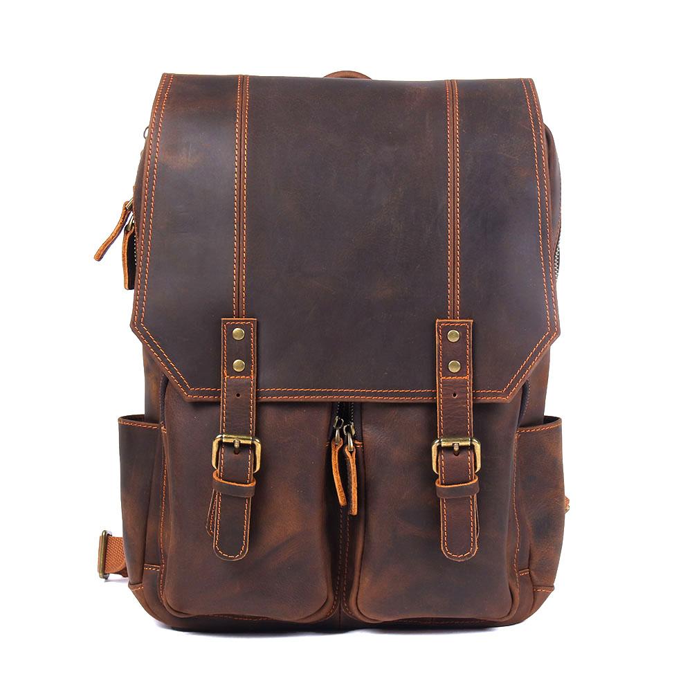 Retro Rucksack aus Wildleder – 20-35 L – Bild 4 | LuxeStyle