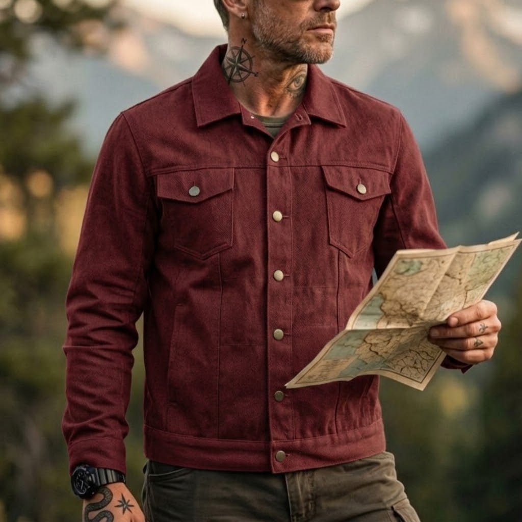Stylische Slim-Fit Übergangsjacke für Herren – Ansicht 2