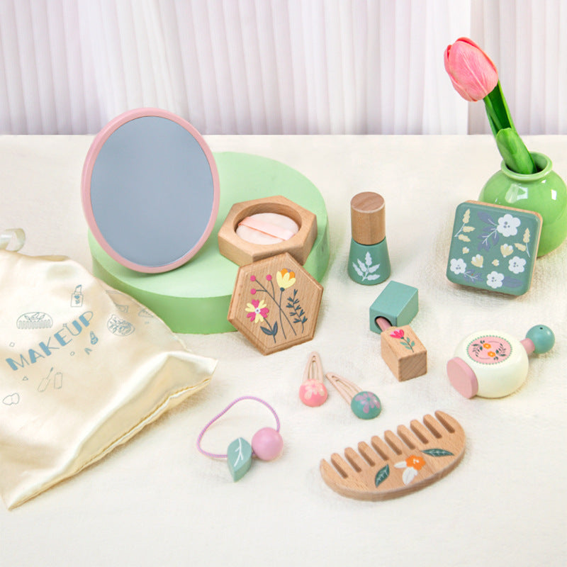 Kindermake-up-Set mit grüner Tasche – Bild 5 | LuxeStyle