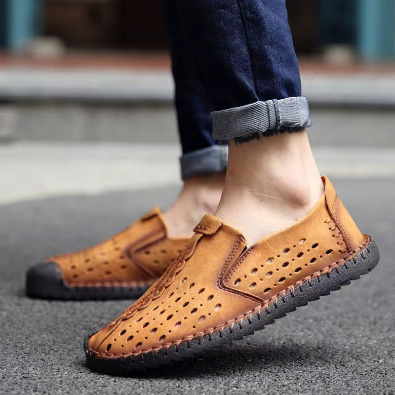 Atmungsaktive Loafer mit Handnaht – Bild 2 | LuxeStyle