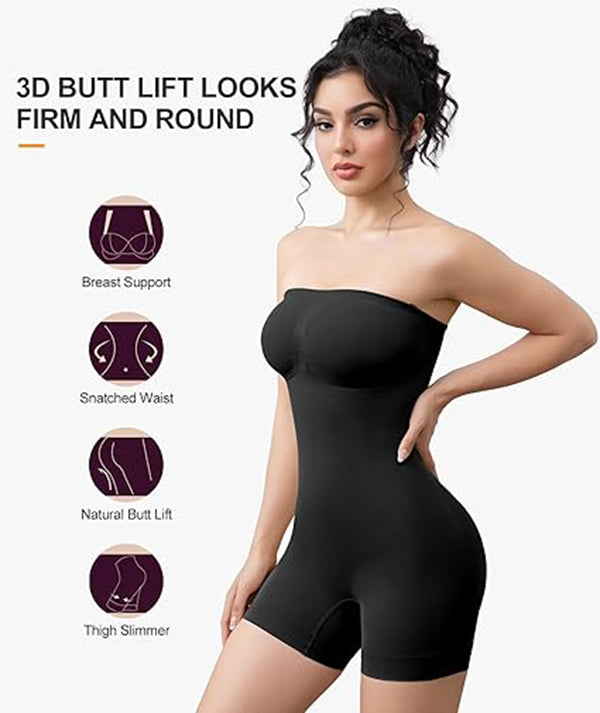 Formender Bodysuit mit Off-Shoulder-Effekt