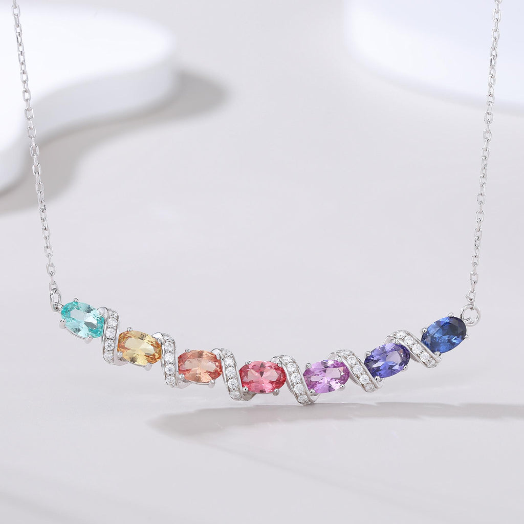 Moissanite-Kette Aurora 925 Silber