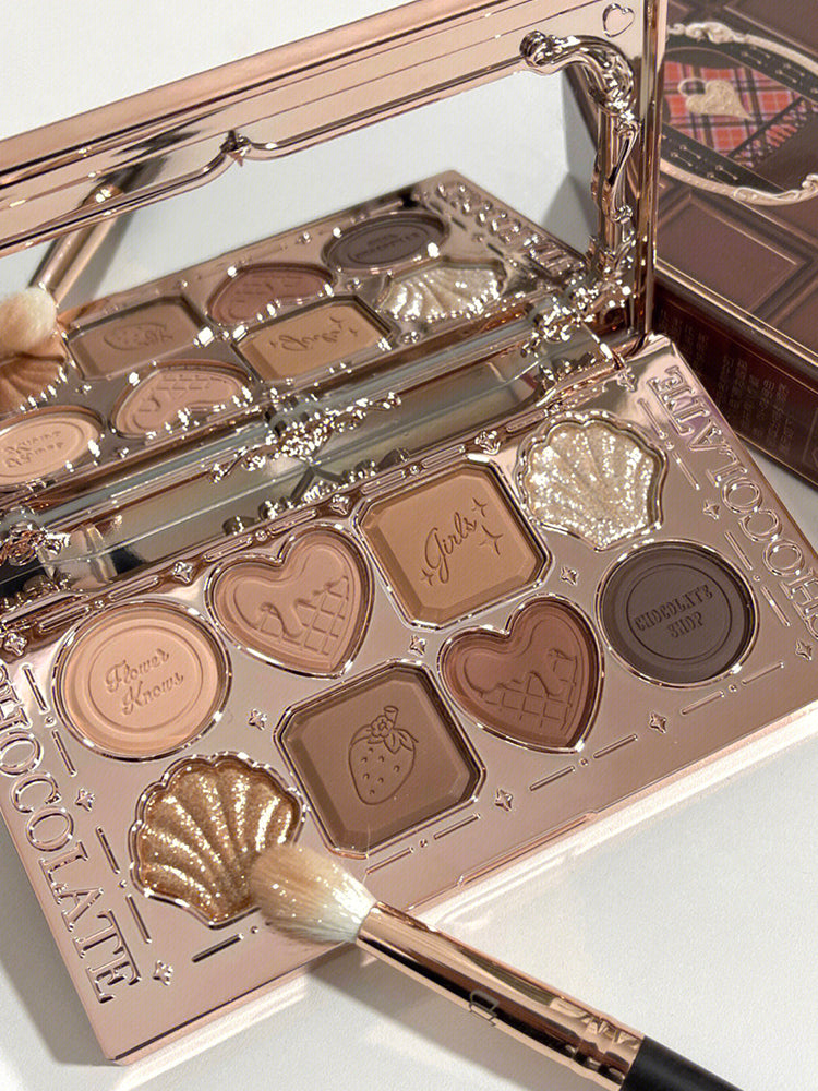 Lidschattenpalette mit 8 Farben | LuxeStyle
