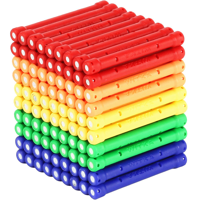 Magnetisches Bauklötzchen-Set für Mädchen – Bild 5 | LuxeStyle