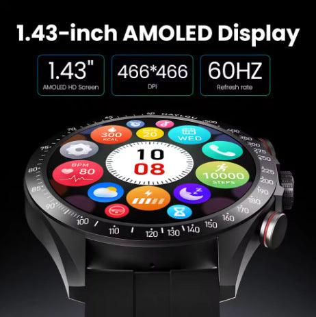 Smartwatch mit Silikonarmband