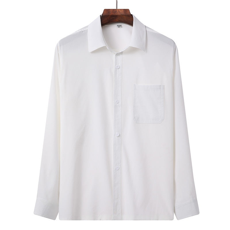 Herren Leinenhemd mit Revers, locker geschnitten – Bild 2 | LuxeStyle