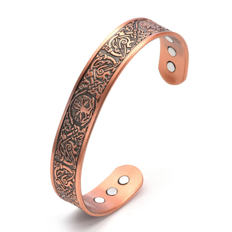 Magnetisches Lebensbaum-Kupferarmband – Bild 4 | LuxeStyle