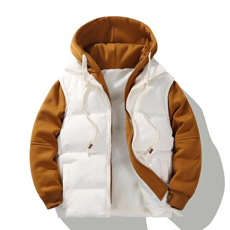 Gefütterte Jacke mit Kapuze für Herren | LuxeStyle