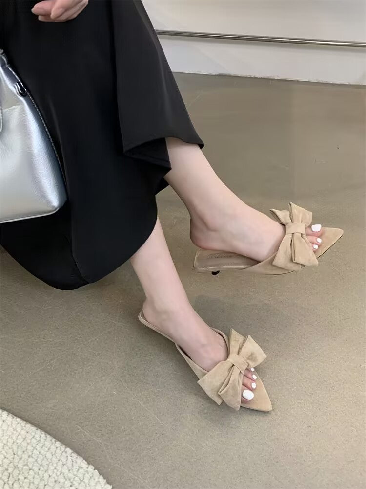 Spitze High-Heel Sandalen im Elfen-Look