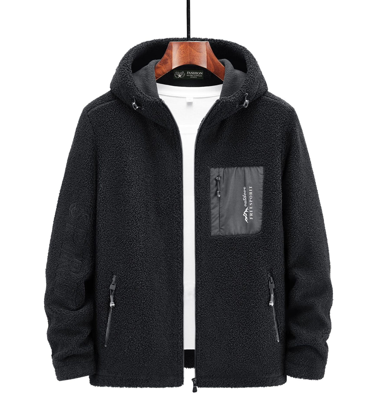 Herren-Fleecejacke gefüttert – Bild 2 | LuxeStyle