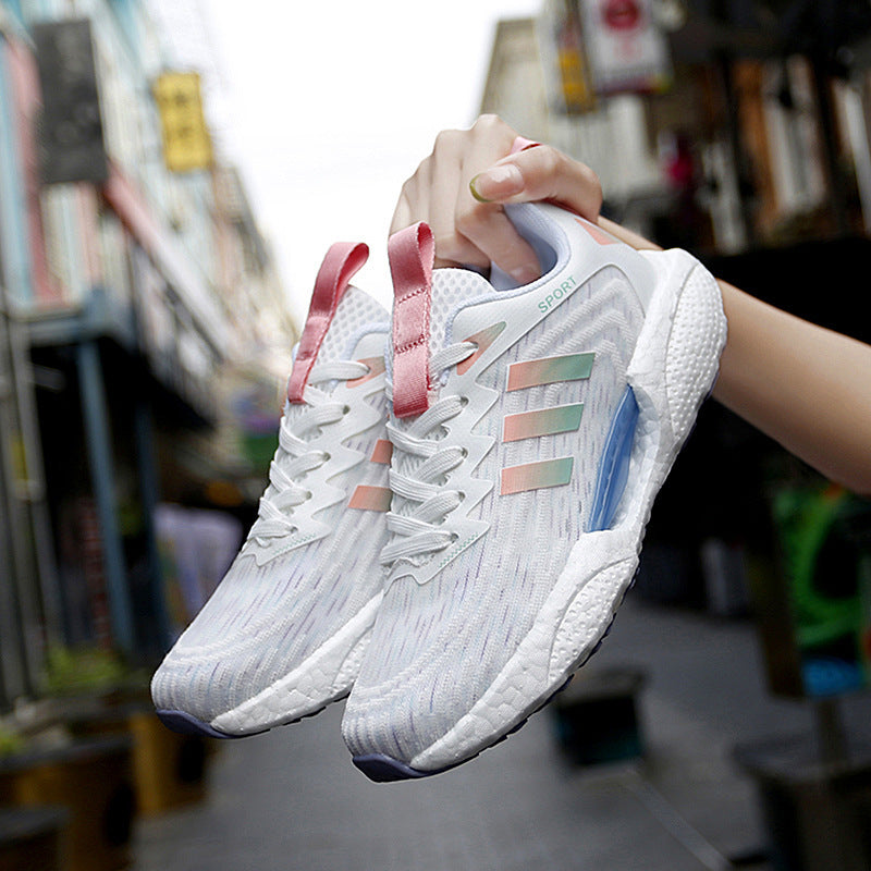 Leichter Mesh-Sneaker mit Streifenmuster – Bild 2 | LuxeStyle