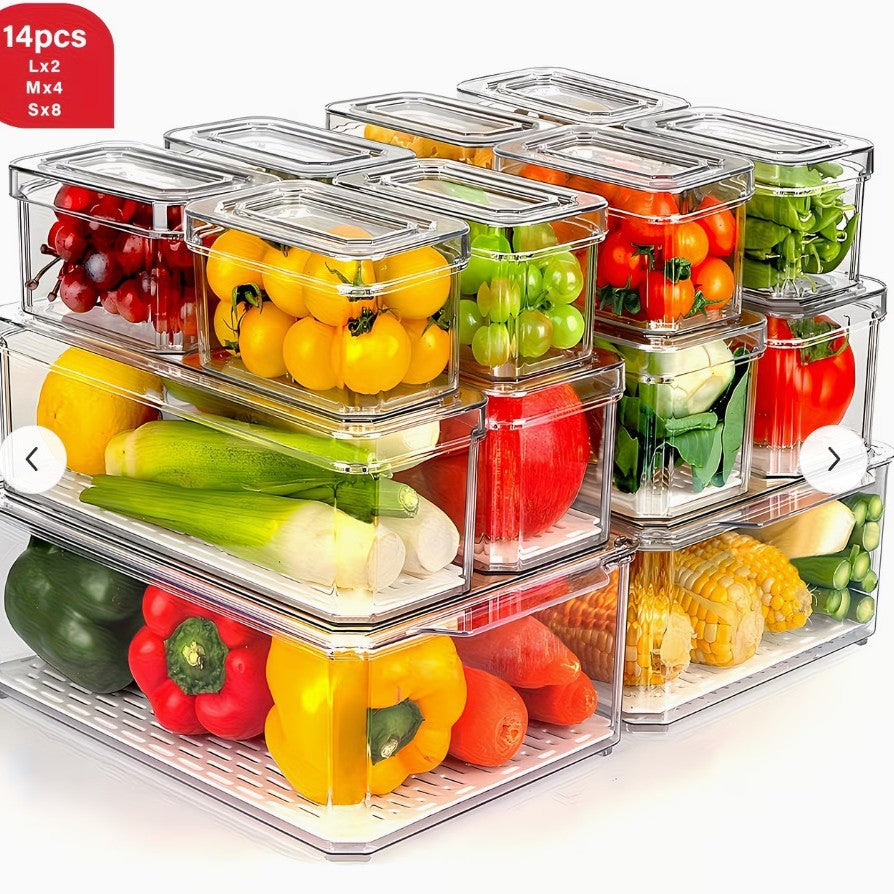 Früchte- und Gemüseboxen für den Kühlschrank