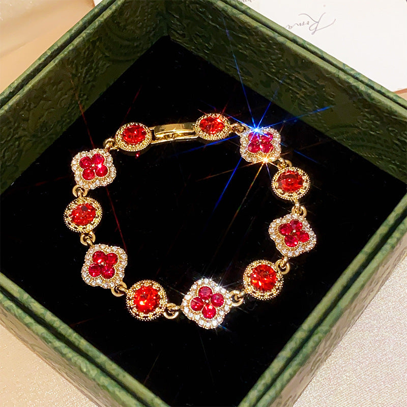 Französisches ovales Zirkon-Armband – Ansicht 5