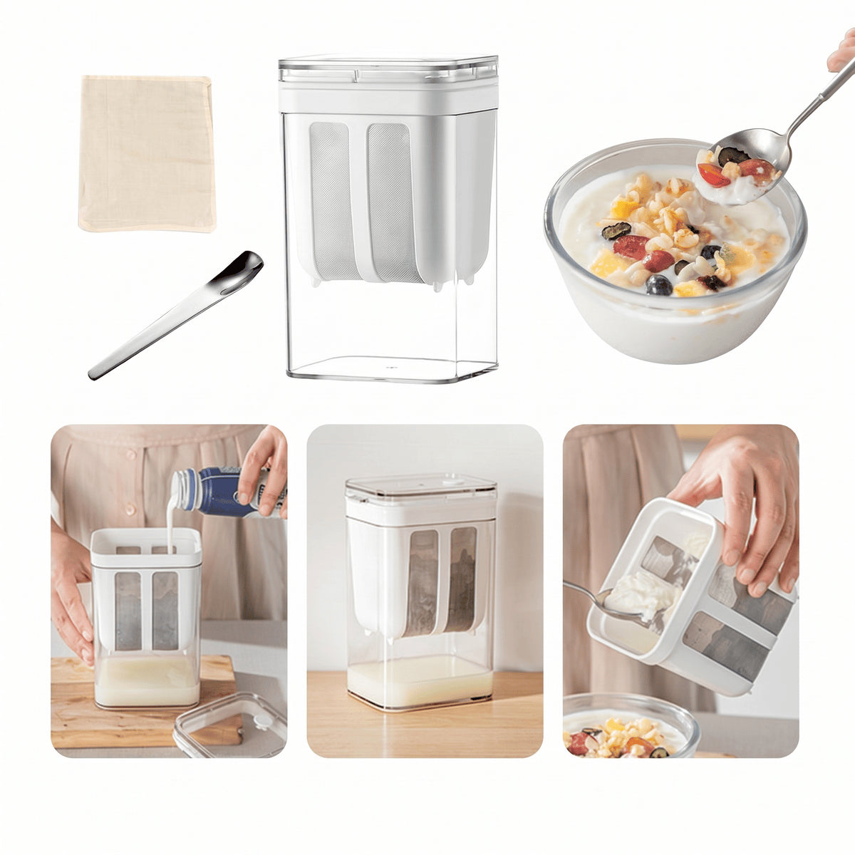Griechischer Joghurt-Sieb 1100 ml