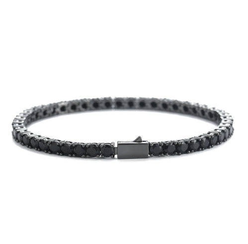 Hip-Hop Tennis Armband mit Federverschluss – Bild 4 | LuxeStyle