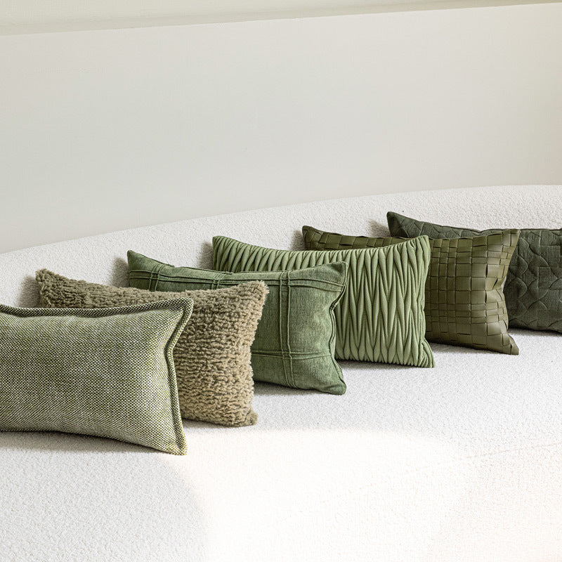 Grünes Lendenkissen im minimalistischen Stil – Bild 8 | LuxeStyle