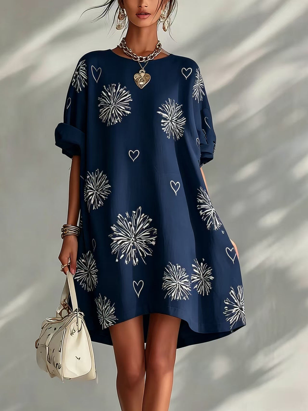 Blumenkleid mit Herzen