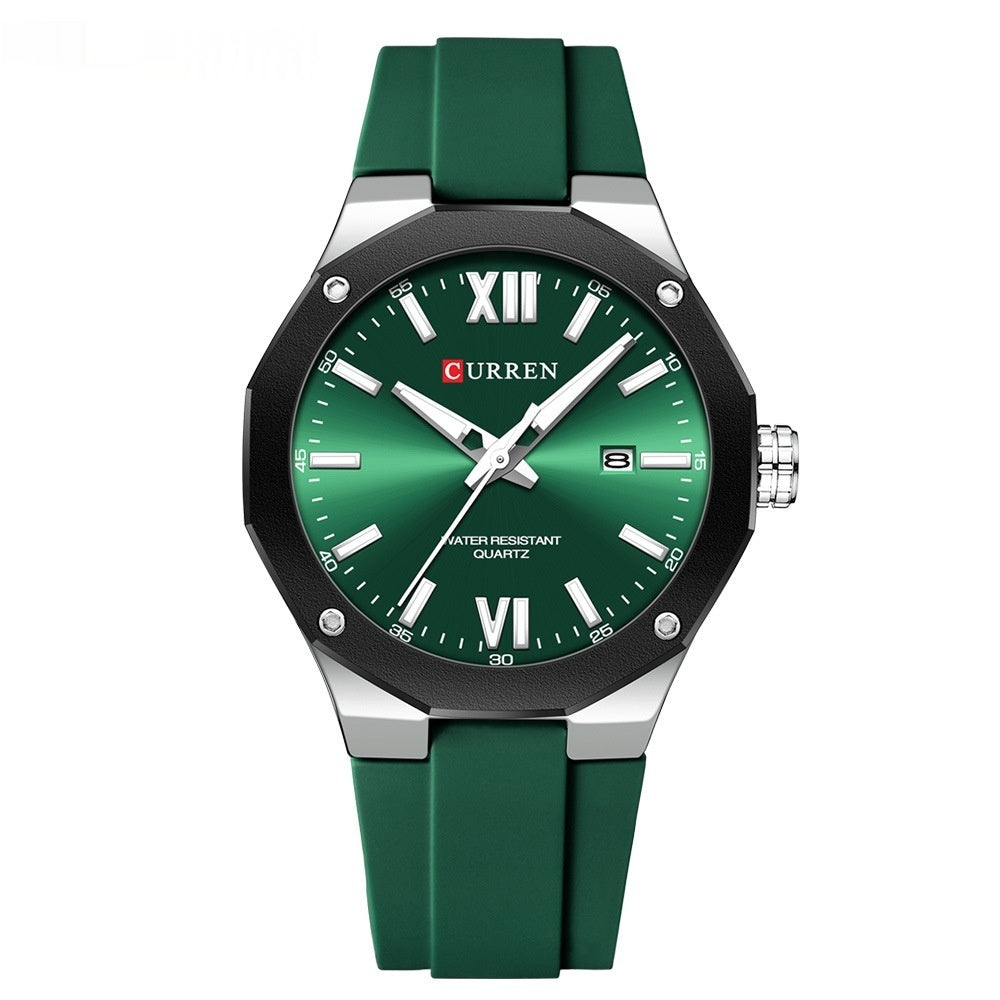 Sportliche Armbanduhr mit Kalenderfunktion