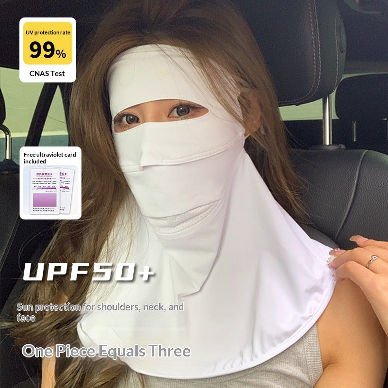 Ice Silk Gesichtsmaske mit UV-Schutz