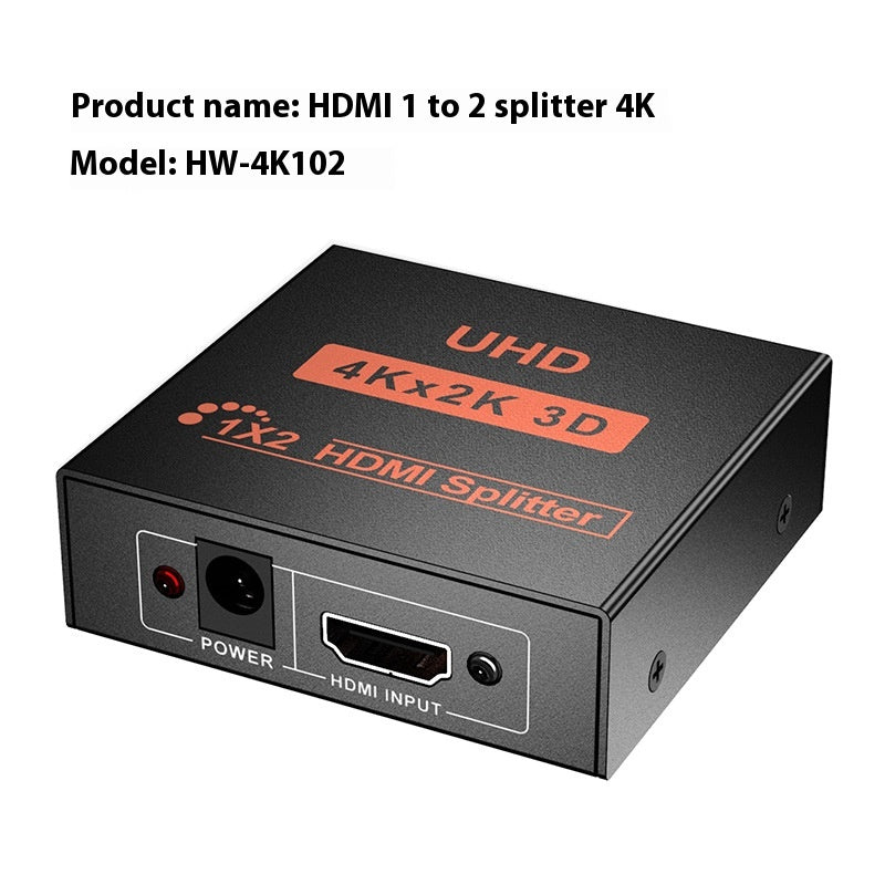 HDMI-Distributor 4K Splitter mit USB-Ladeanschluss | LuxeStyle