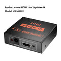 HDMI-Distributor 4K Splitter mit USB-Ladeanschluss | LuxeStyle