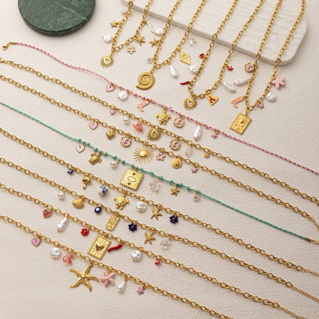 Farbveredeltes Edelstahl-Halsband