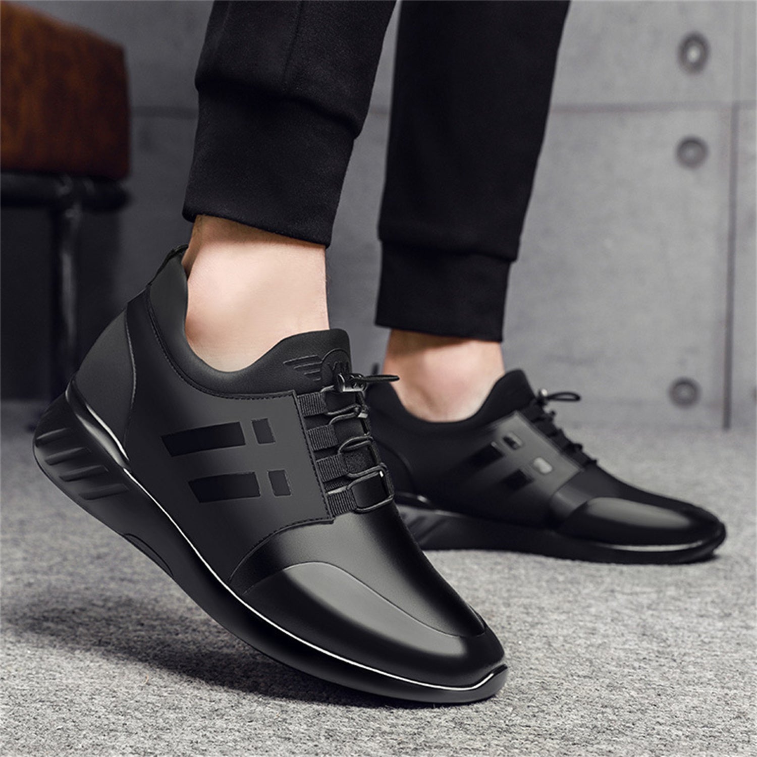 Herren Freizeit-Sneaker mit 8cm Innenabsatz