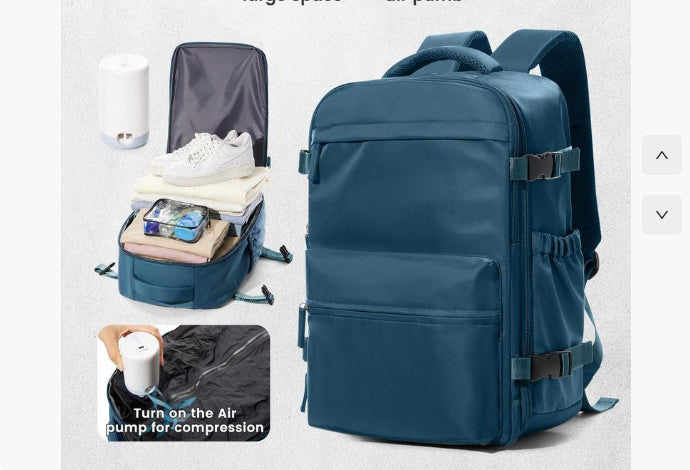 Vakuum-Kompressionsrucksack mit grossem Fassungsvermögen – Bild 7 | LuxeStyle