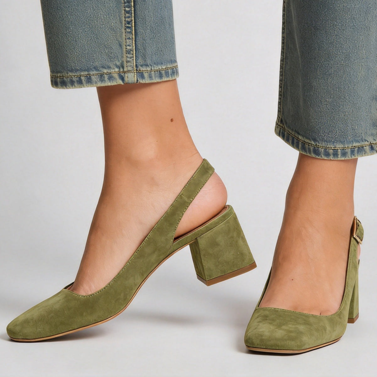 Spitzschuh Slingback Pumps Gr. 40-43 Frühjahr/Sommer