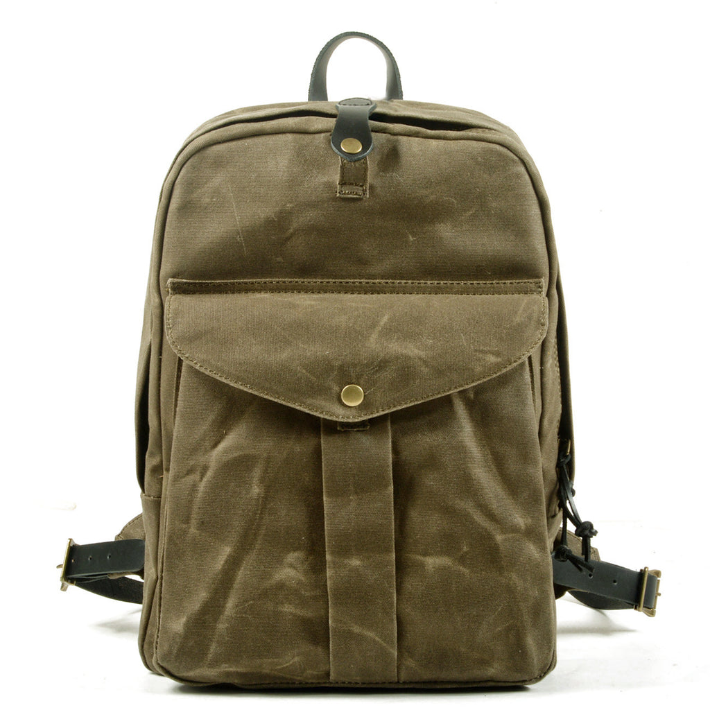 Retro Outdoor Canvas Rucksack – Bild 9 | LuxeStyle