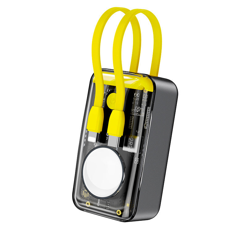 Transparente magnetische Powerbank