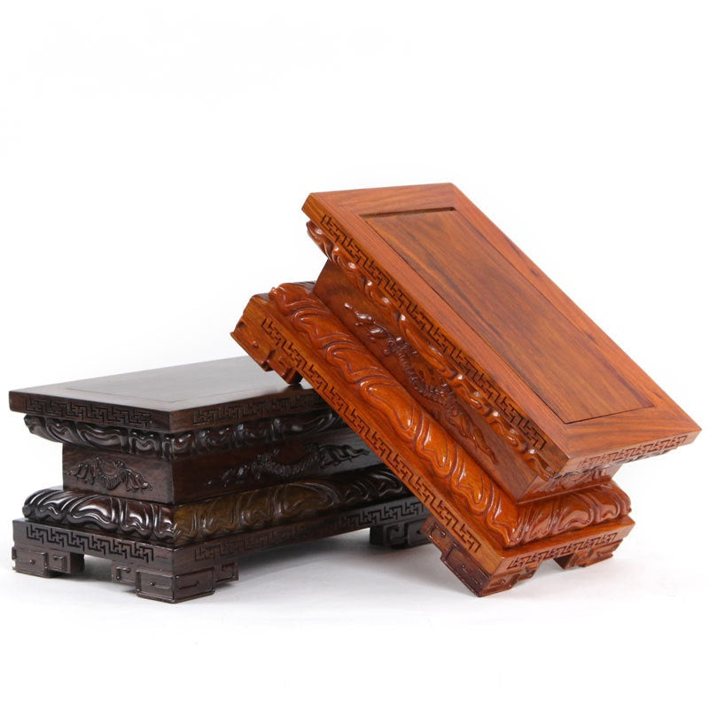 Holzfiguren Lotus Buddha