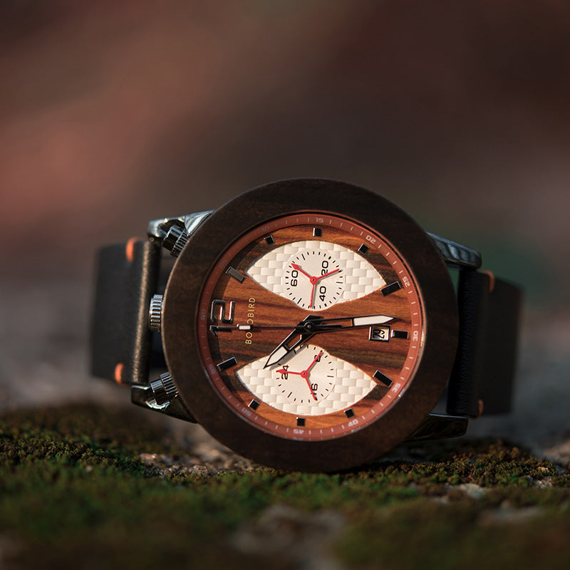 Holz-Armbanduhr Sport
