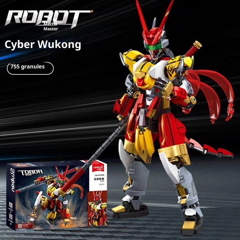 Cyber Wukong Mech Man Bausteine