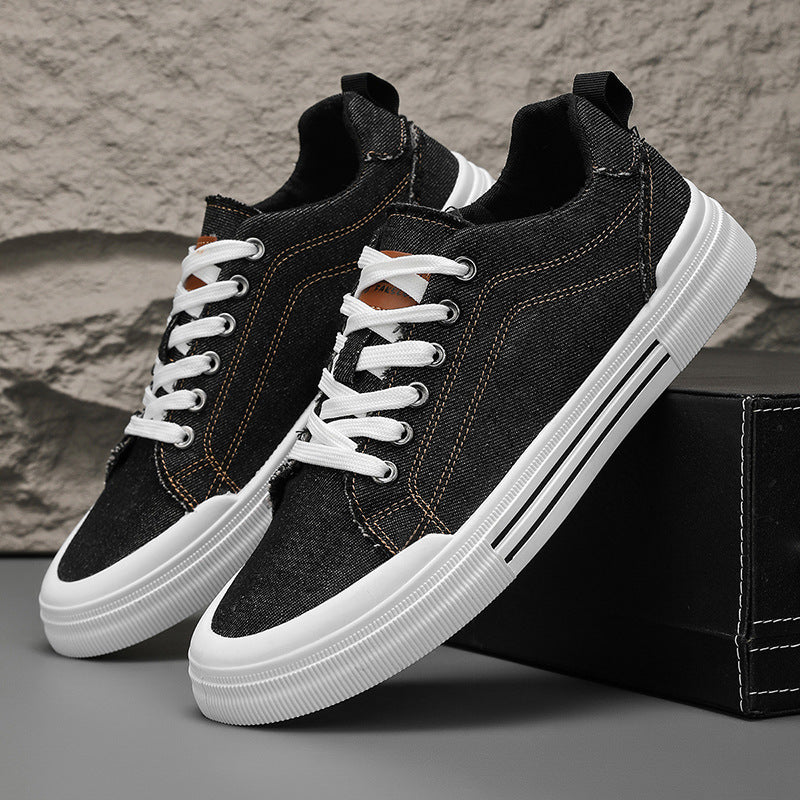 Atmungsaktive Canvas-Sneaker für Herren – Bild 7 | LuxeStyle
