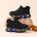 Baby Strickschuhe mit LED-Lichtern
