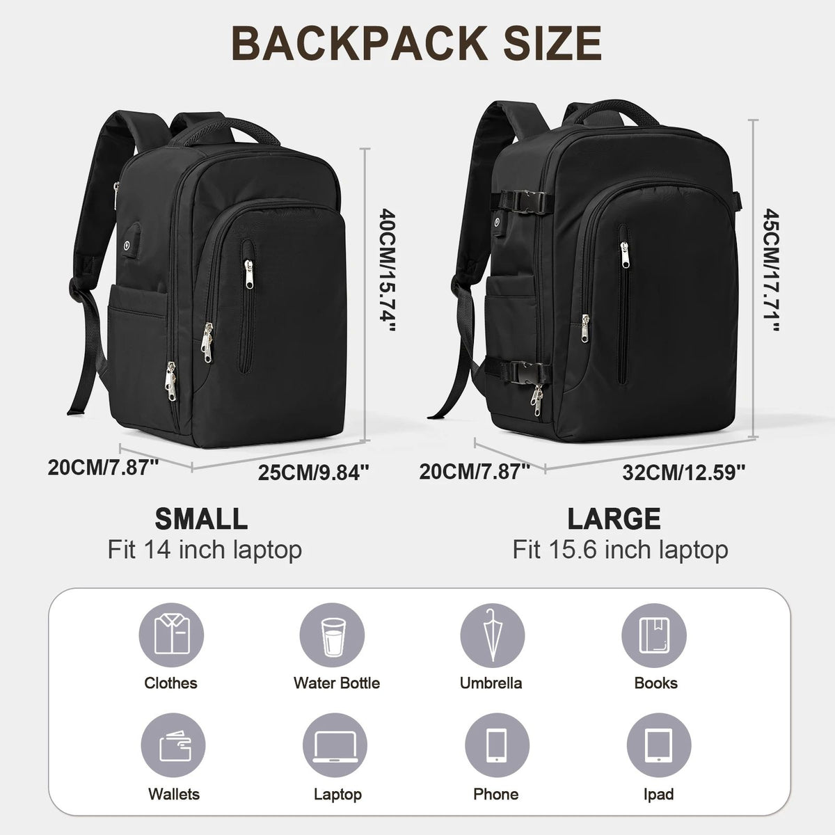 Laptop Rucksack für Damen – Grosses Volumen – Bild 6 | LuxeStyle