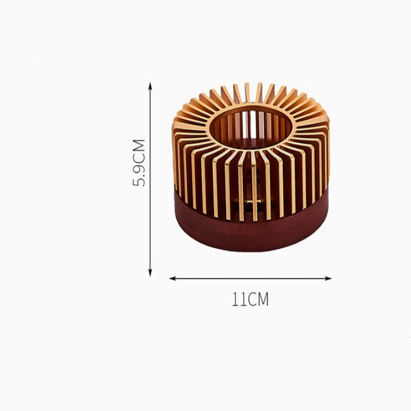 Teewärmer aus Aluminiumlegierung, Gold – Bild 6 | LuxeStyle