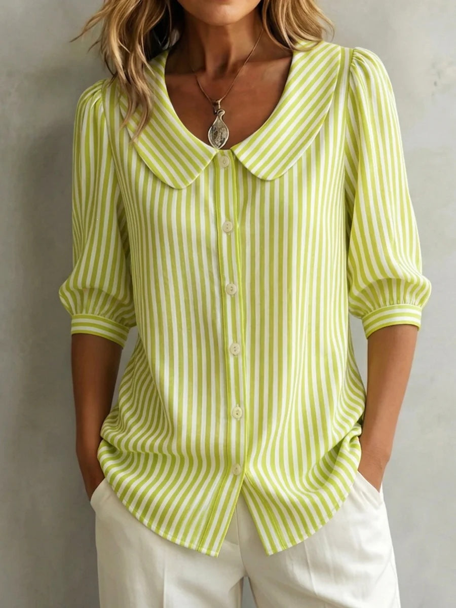 Bunt Streif-Shirt – Bild 15 | LuxeStyle