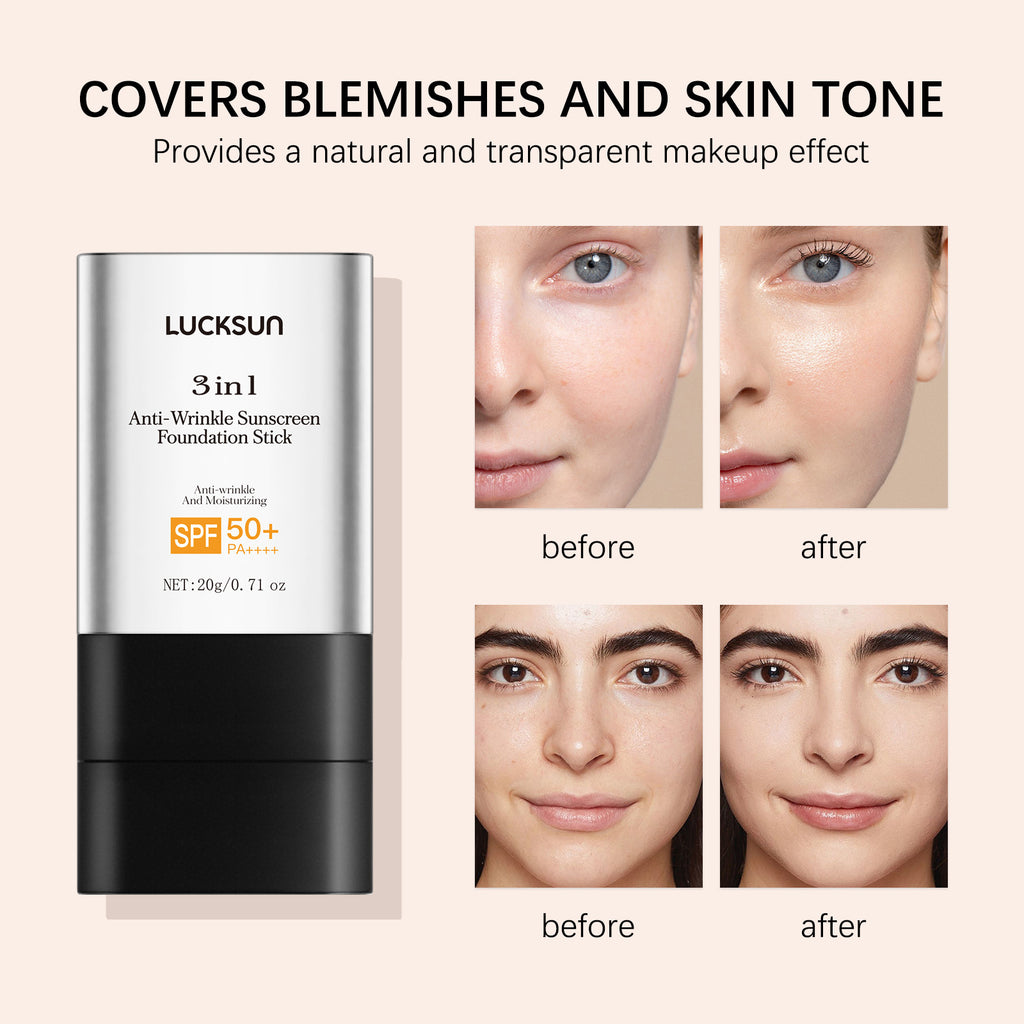 3-in-1 Anti-Falten Concealer & UV Foundation