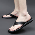 Lässige Leder-Flip-Flops für Herren