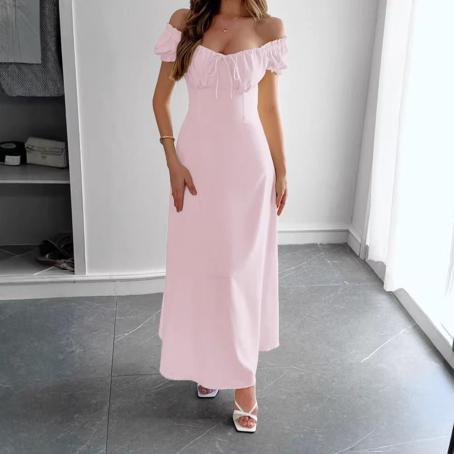 Elegantes A-Linien Kleid mit Bandage-Stil – Bild 7 | LuxeStyle