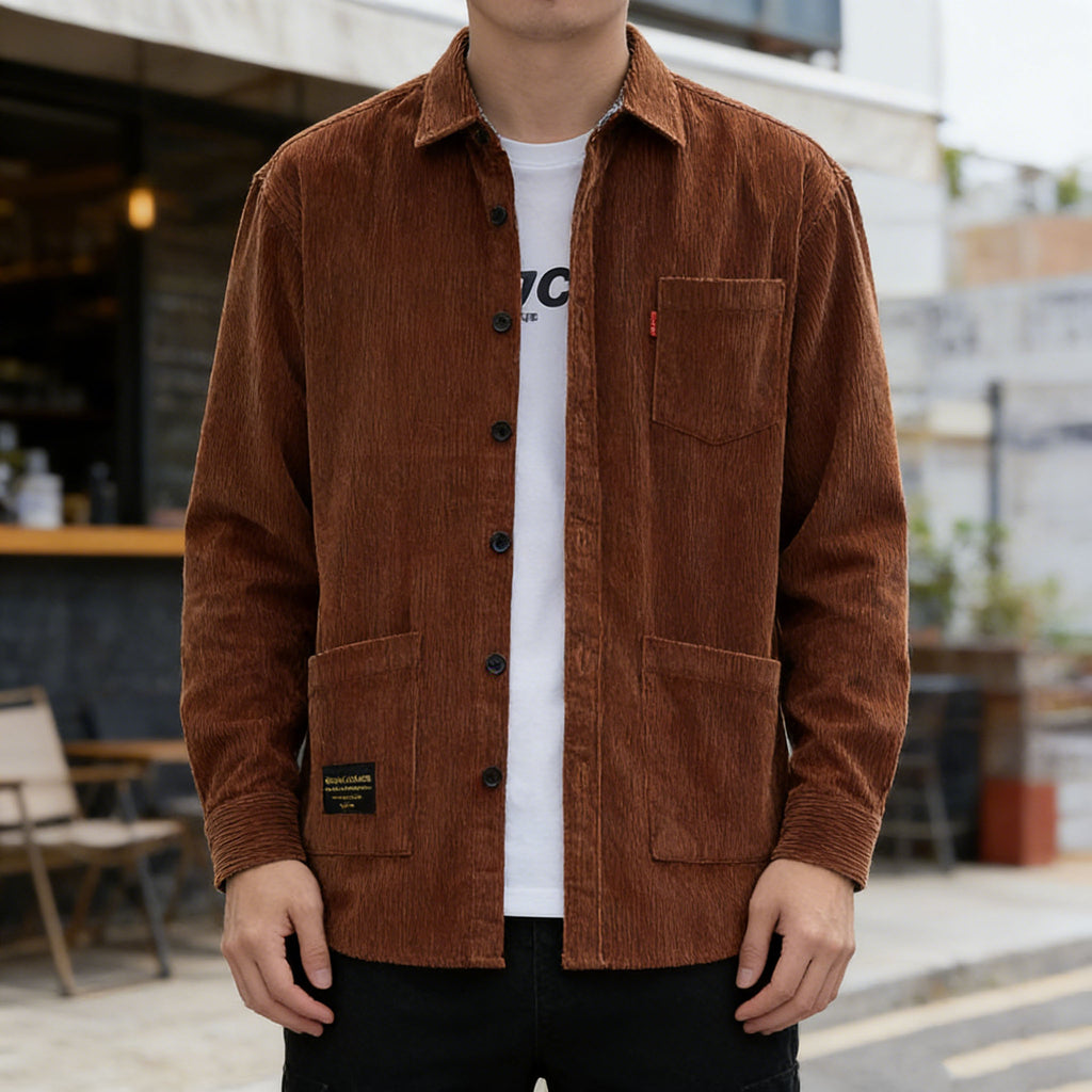 Corduroy-Hemd für Herbst und Winter | LuxeStyle