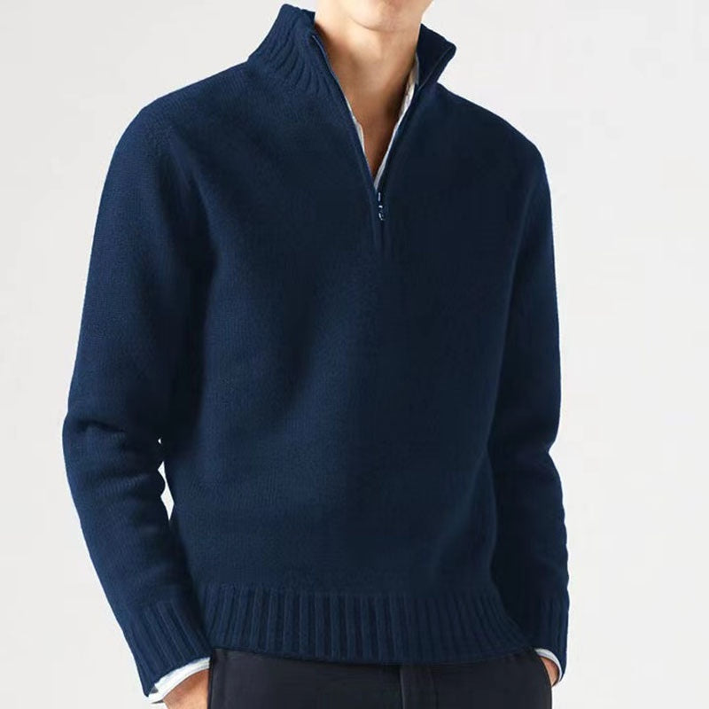 Winterpullover Slim Fit Wollmischung