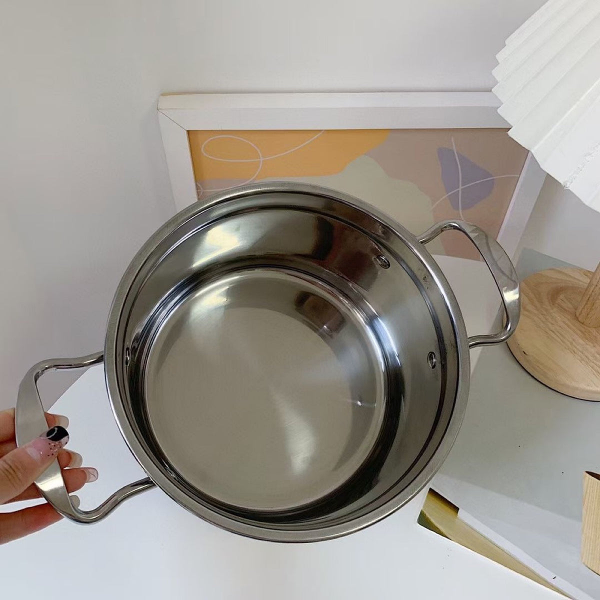 Dampfkochtopf aus Edelstahl, 24 cm – Bild 2 | LuxeStyle