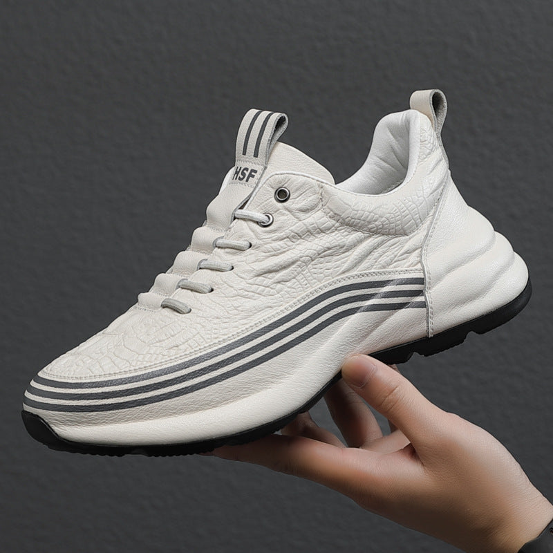 Atmungsaktive Leder-Sportschuhe für Herren – Bild 4 | LuxeStyle
