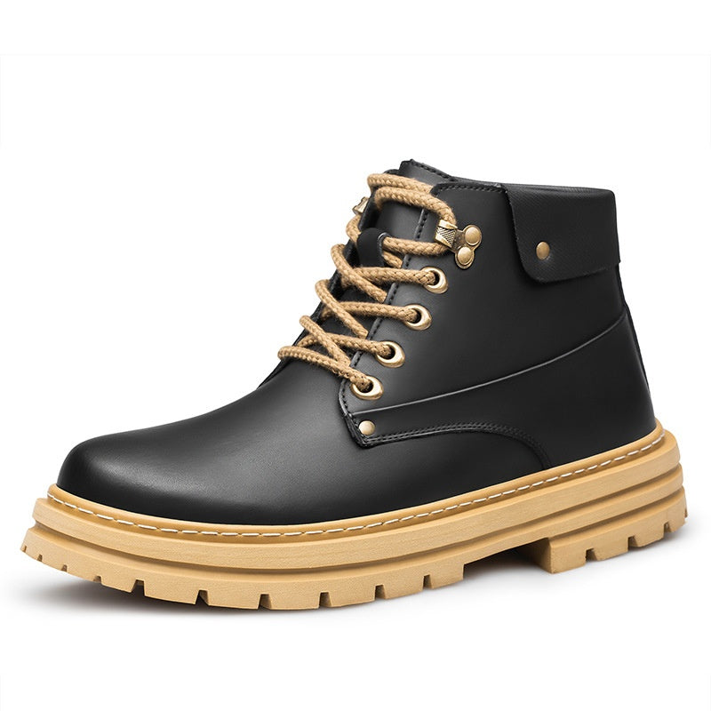 Worker-Boots Herren Sneaker mit verstecktem Aufzugsystem – Bild 3 | LuxeStyle