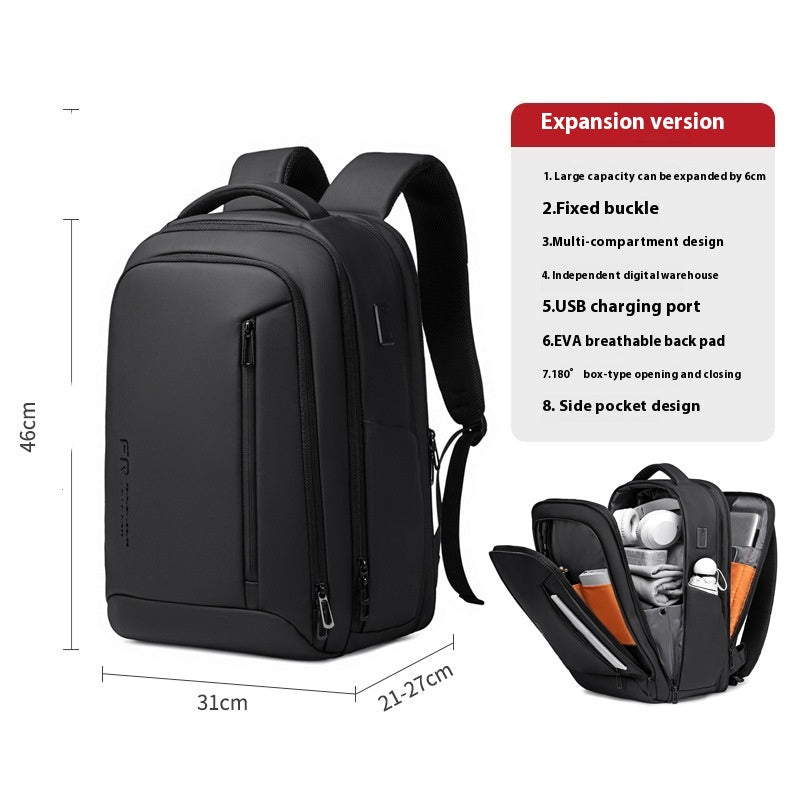 Wasserdichte Business-Computer-Umhängetasche 20-35 L – Bild 5 | LuxeStyle